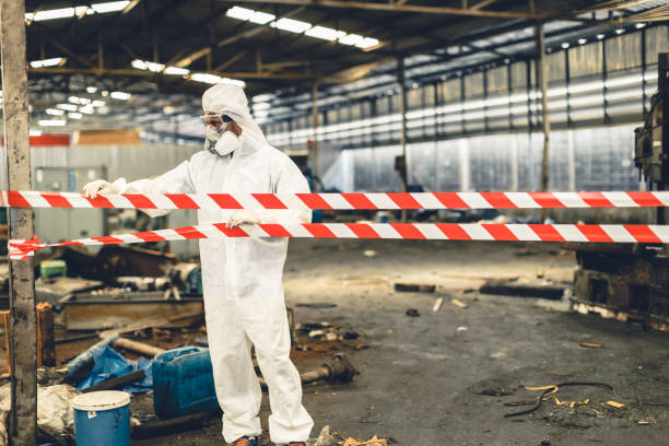 Professional Unattended Death Cleanup technician working in Highland Park, PA